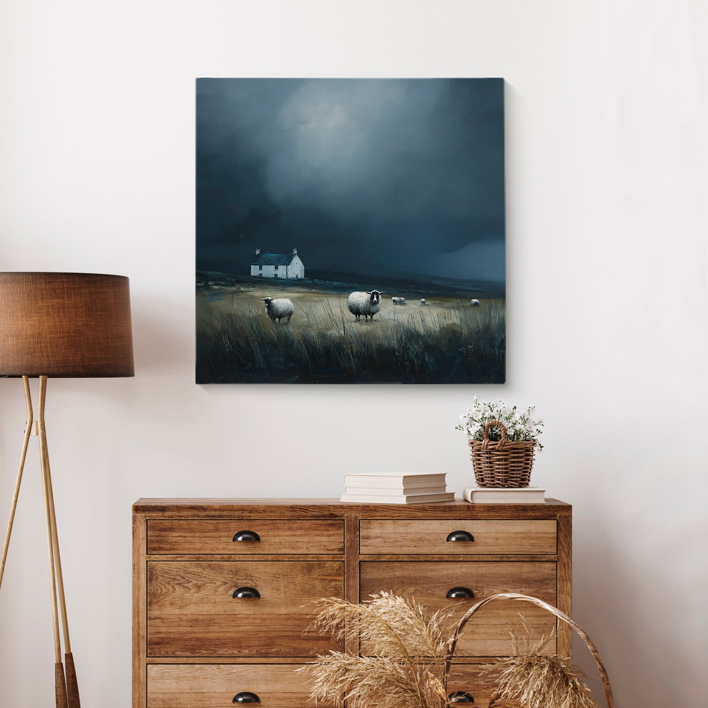 Flock By Night - Canvas Print