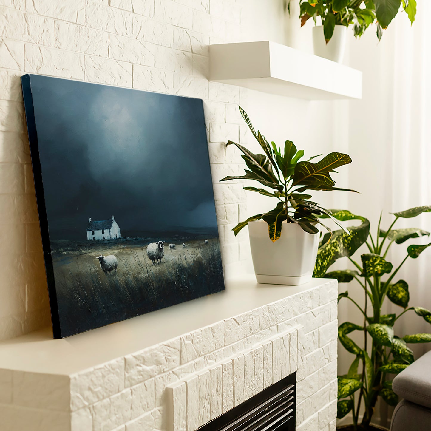 Flock By Night - Canvas Print