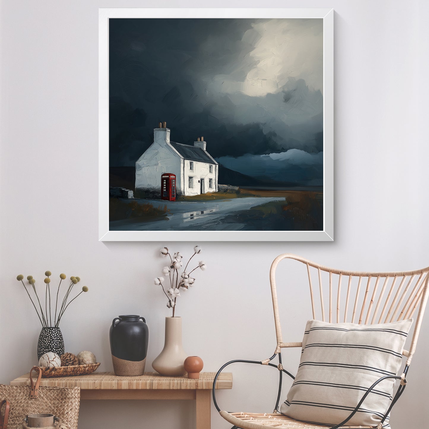 Phone Box Cottage - Fine Art Print