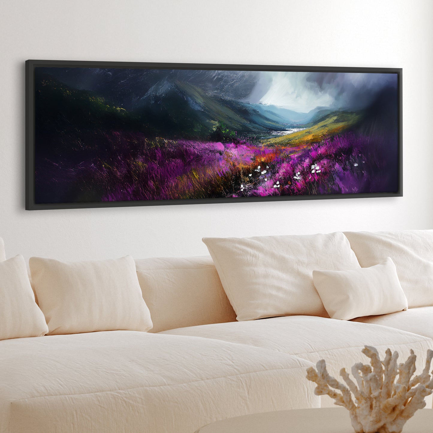 Storm In The Valley - Canvas Print