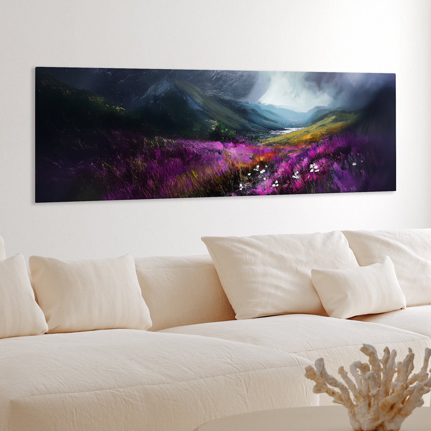 Storm In The Valley - Canvas Print