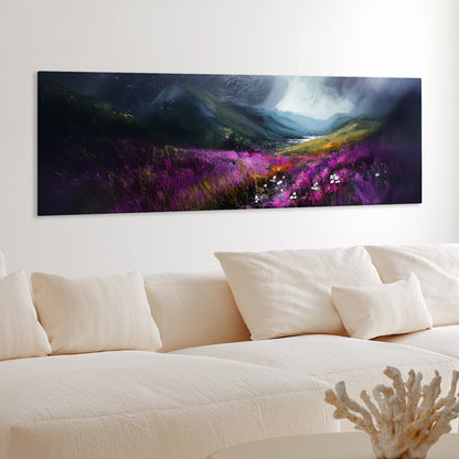 Storm In The Valley - Canvas Print