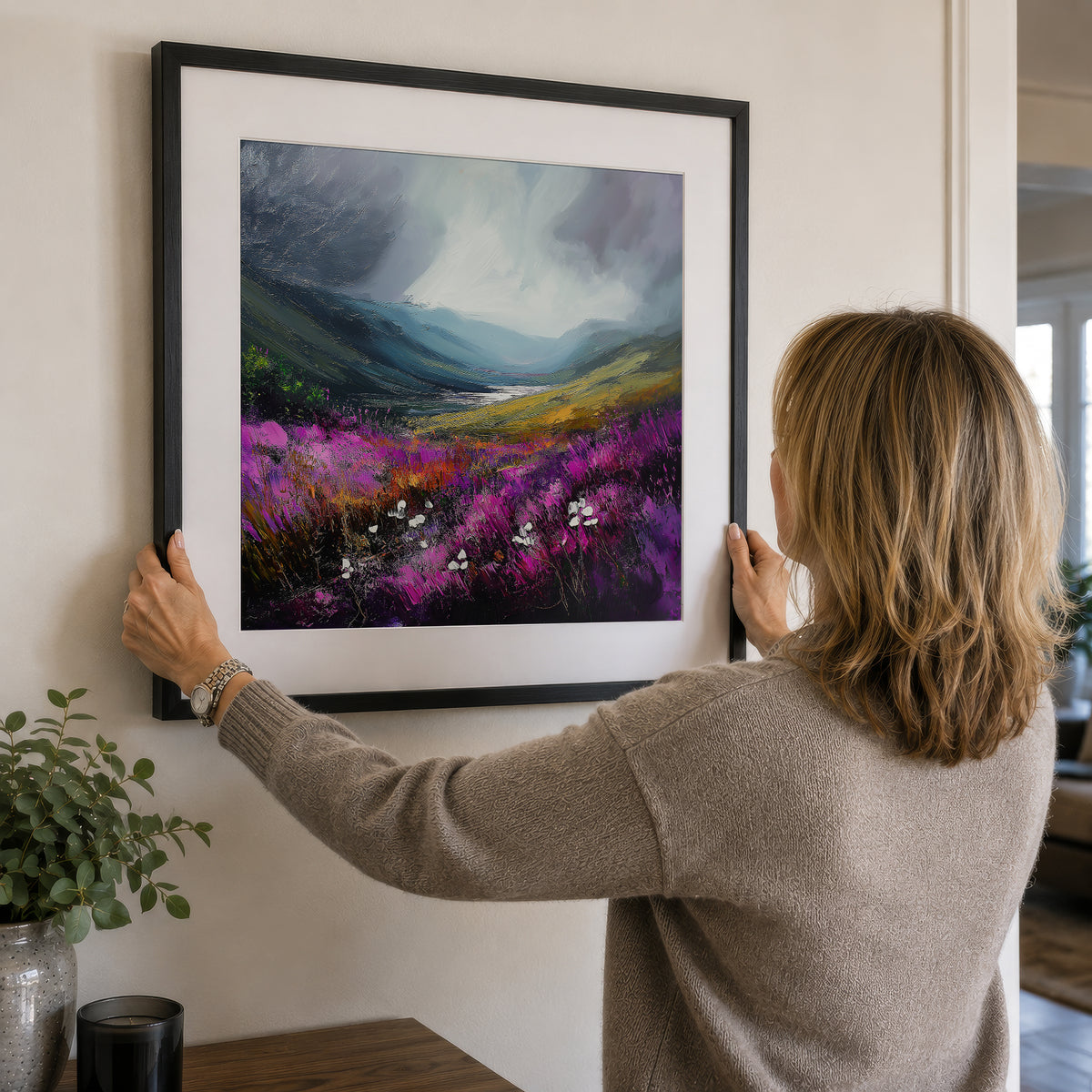Storm In The Valley - Gallery Print