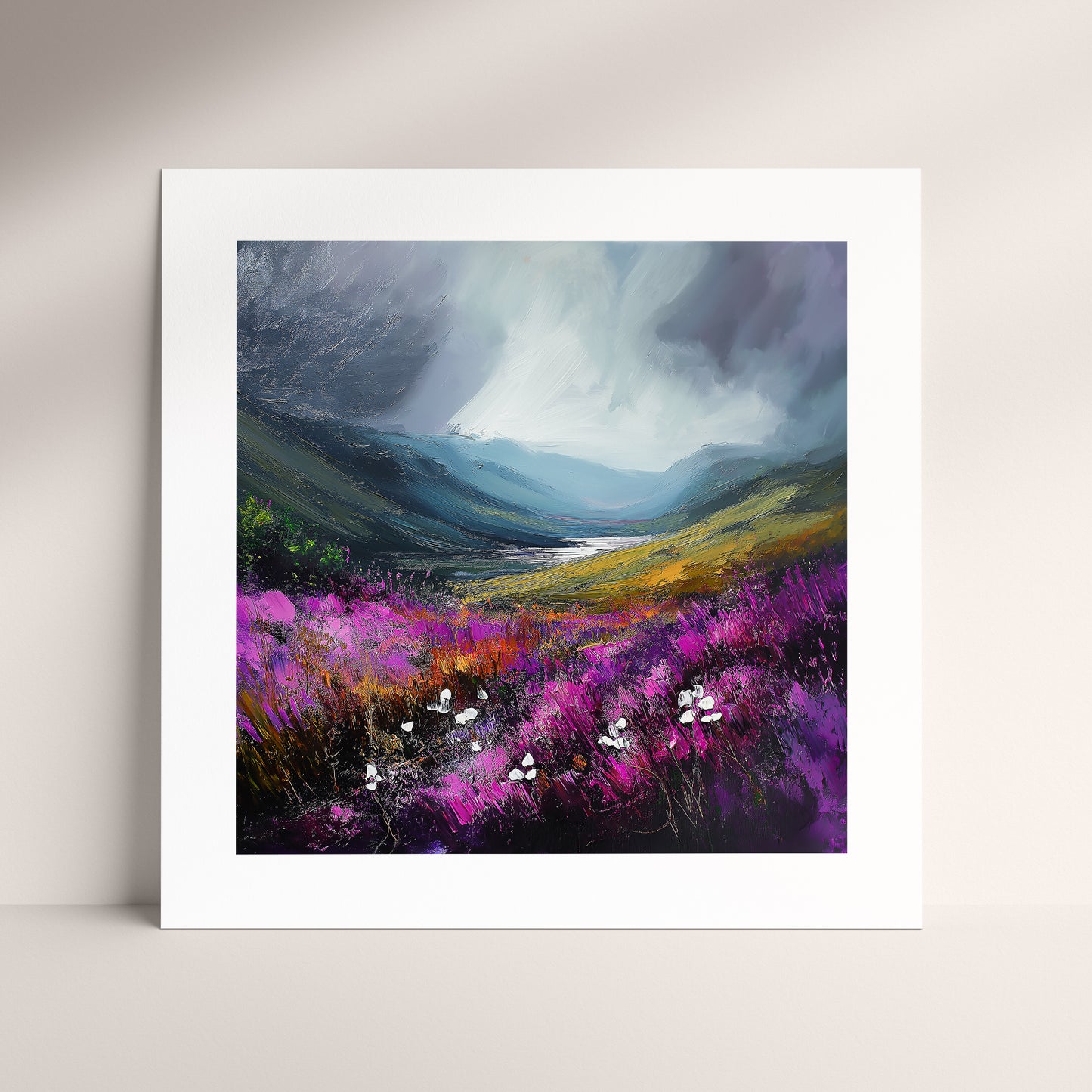 Storm In The Valley - Gallery Print