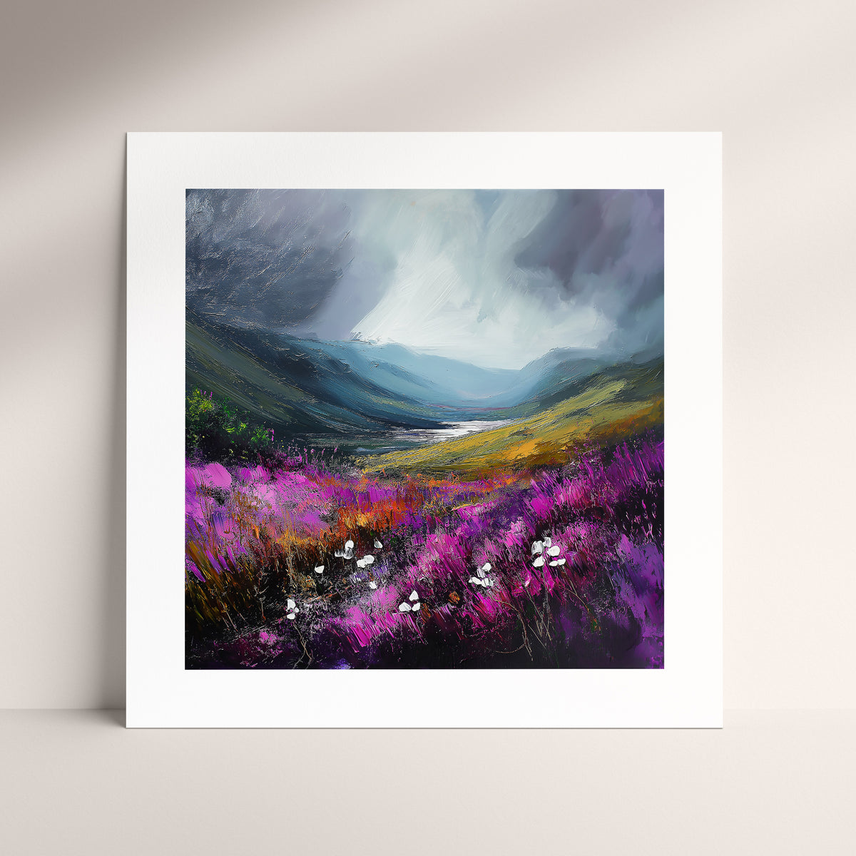 Storm In The Valley - Gallery Print