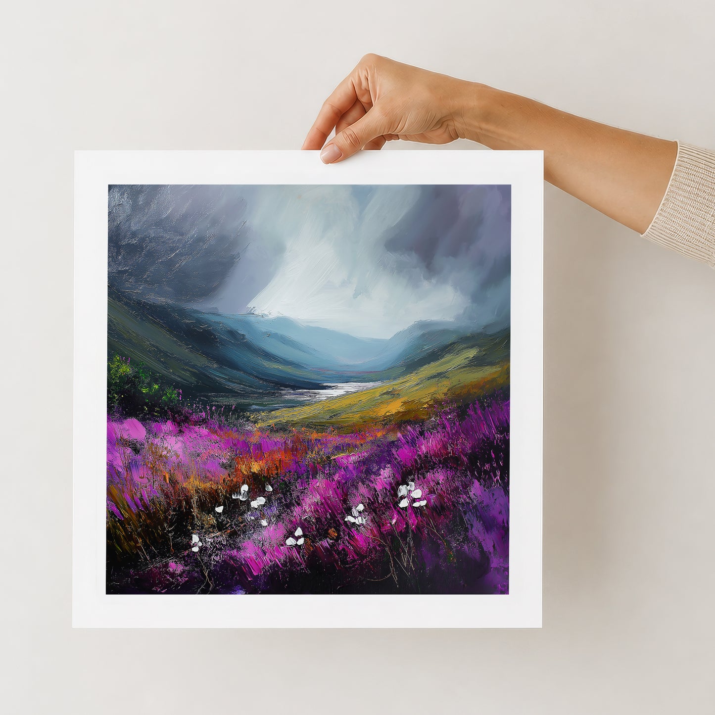Storm In The Valley - Gallery Print
