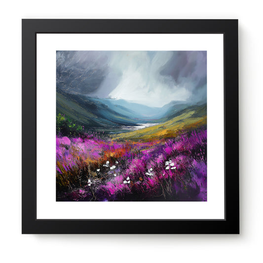 Storm In The Valley - Gallery Print