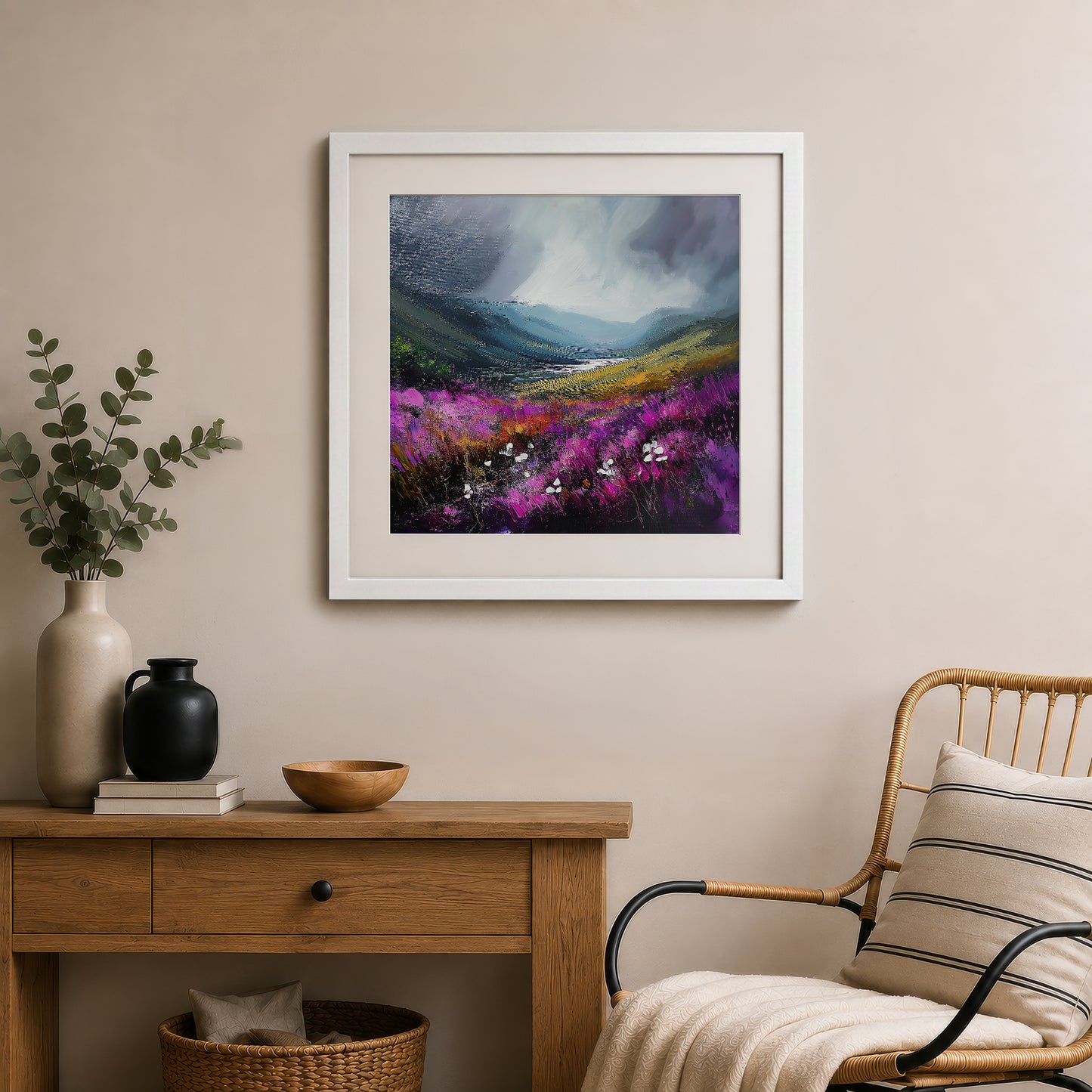 Storm In The Valley - Gallery Print