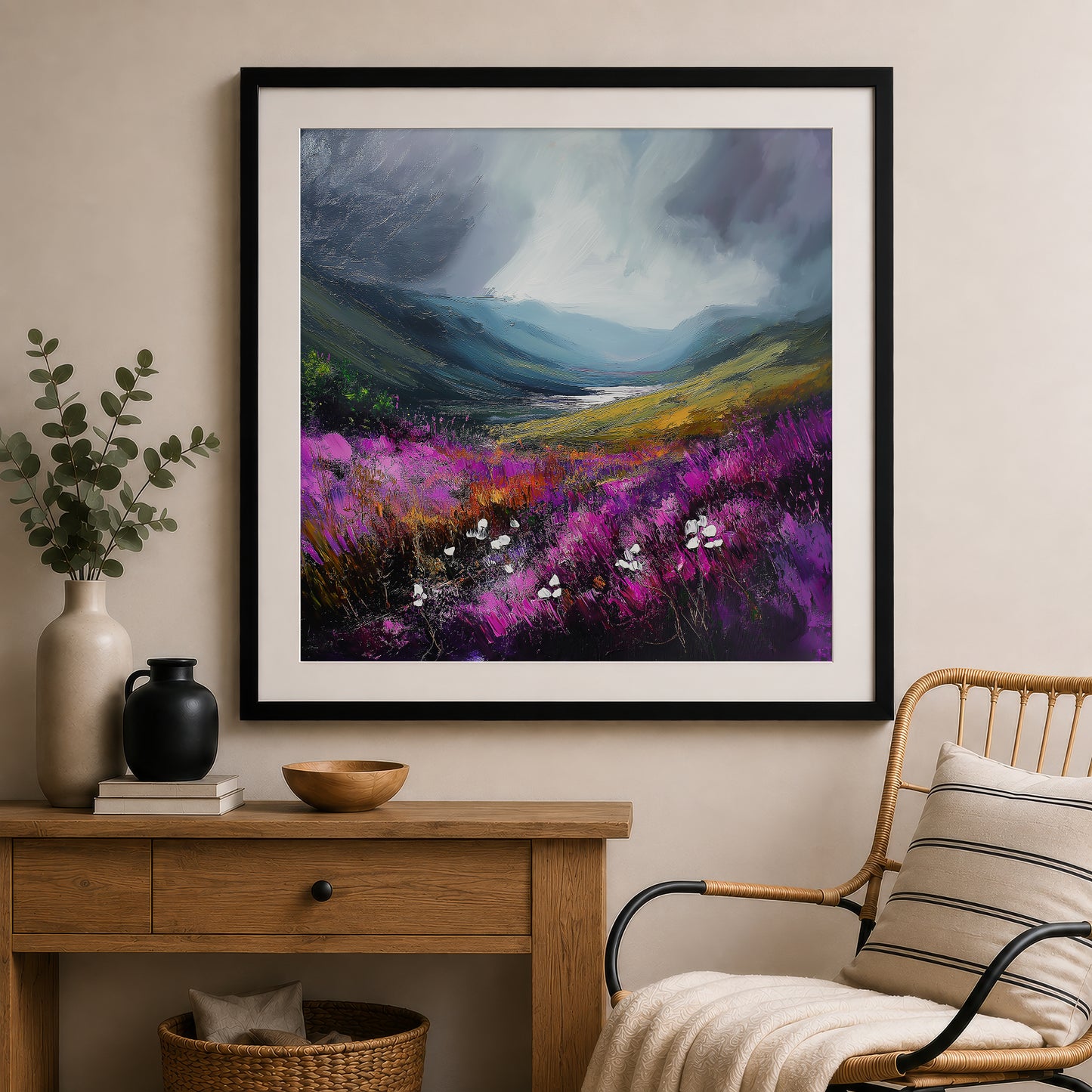 Storm In The Valley - Gallery Print