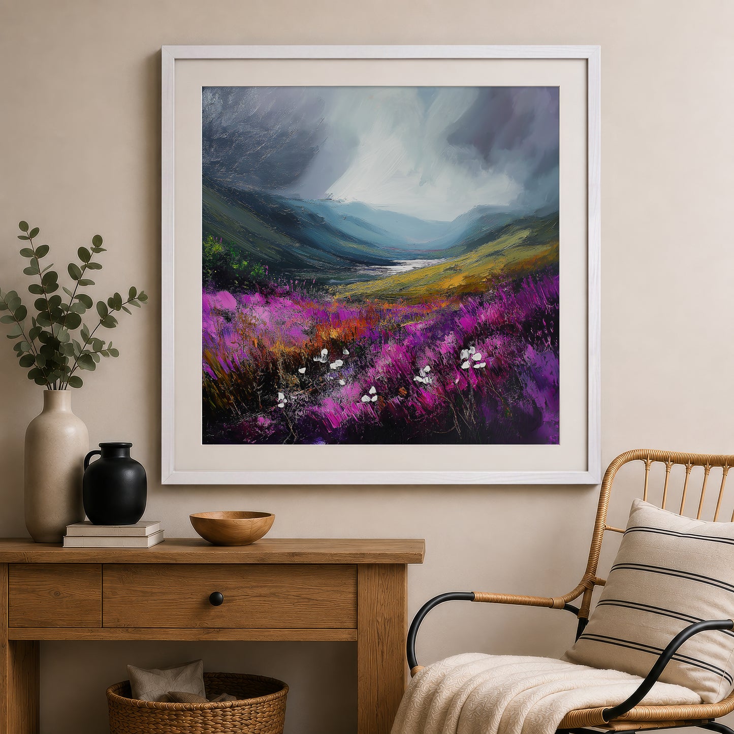 Storm In The Valley - Gallery Print