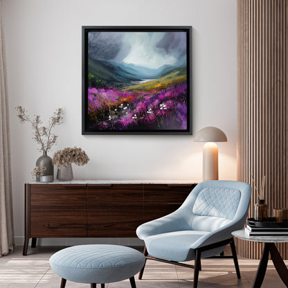 Storm In The Valley - Canvas Print