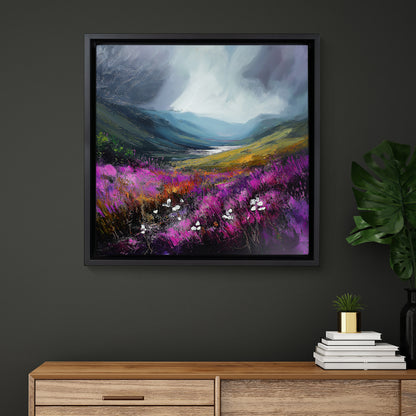 Storm In The Valley - Canvas Print
