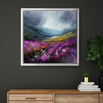 Storm In The Valley - Canvas Print