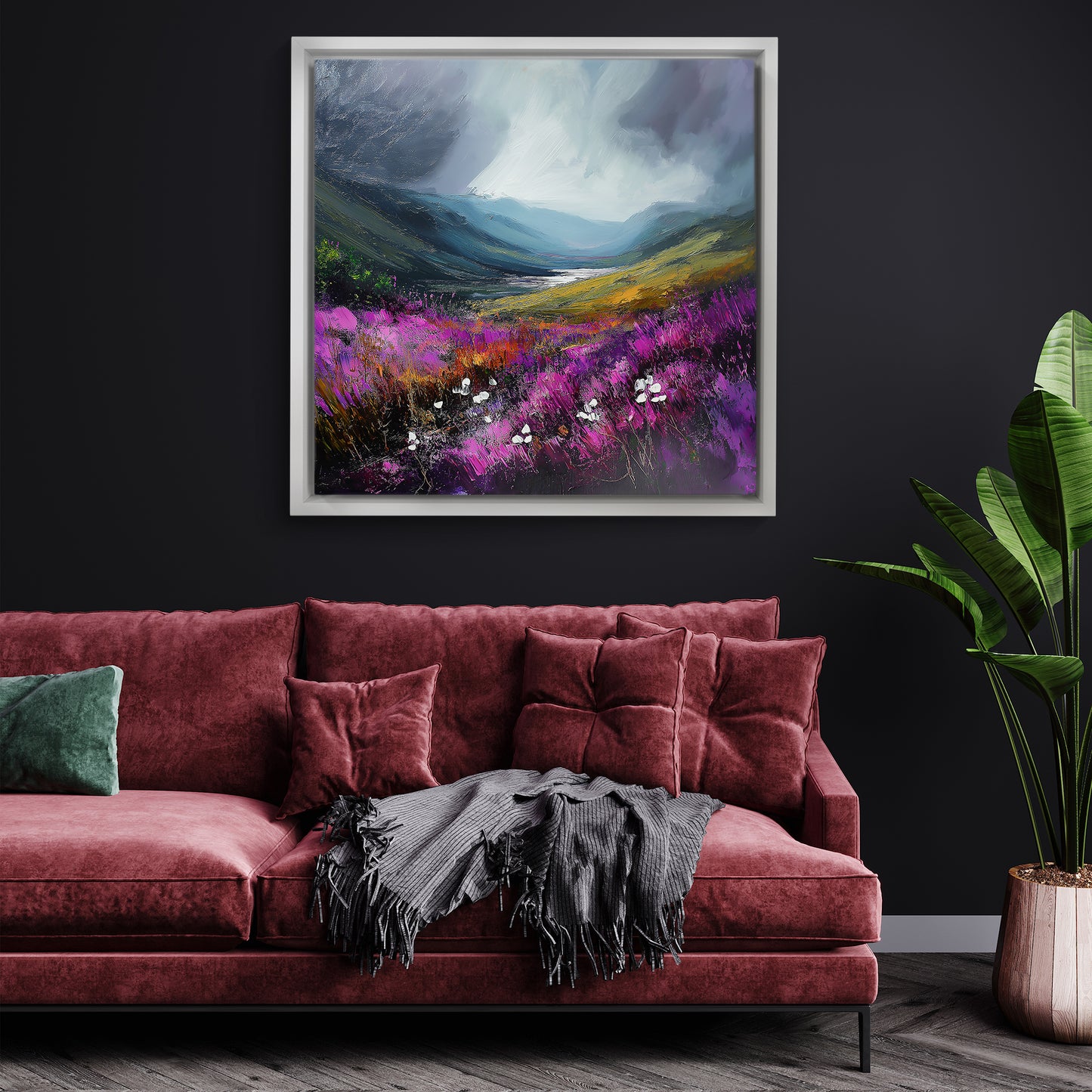 Storm In The Valley - Canvas Print