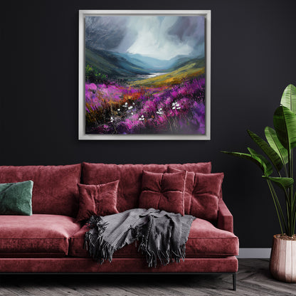Storm In The Valley - Canvas Print