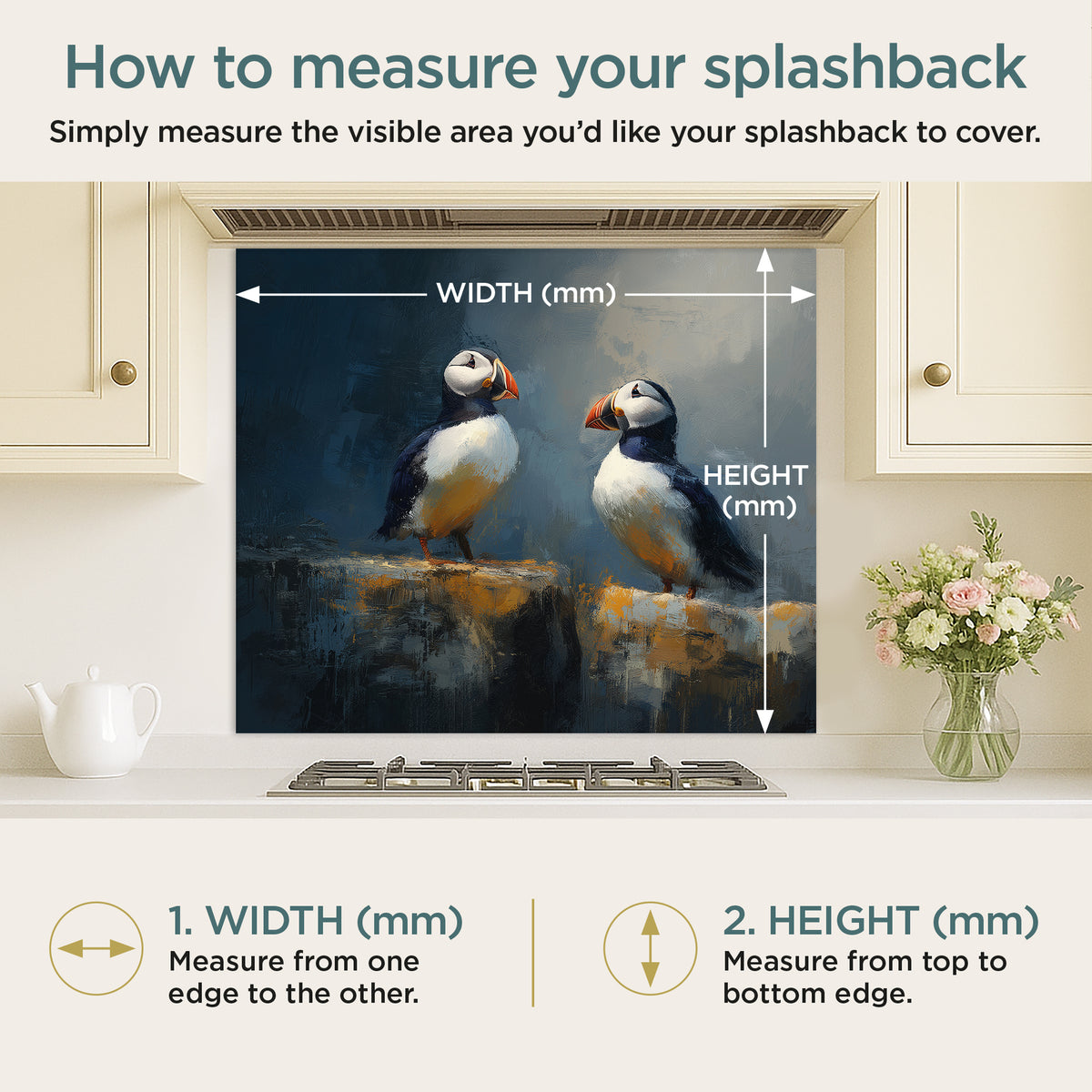 Puffin Rock - Kitchen Splashback