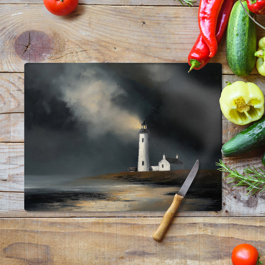 Silent Light - Glass Chopping Board (30cm x 40cm)