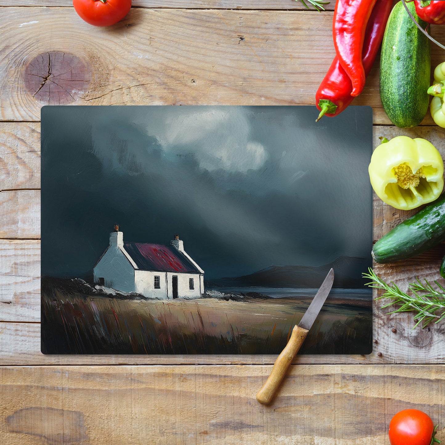 Ember Croft - Glass Chopping Board (30cm x 40cm)