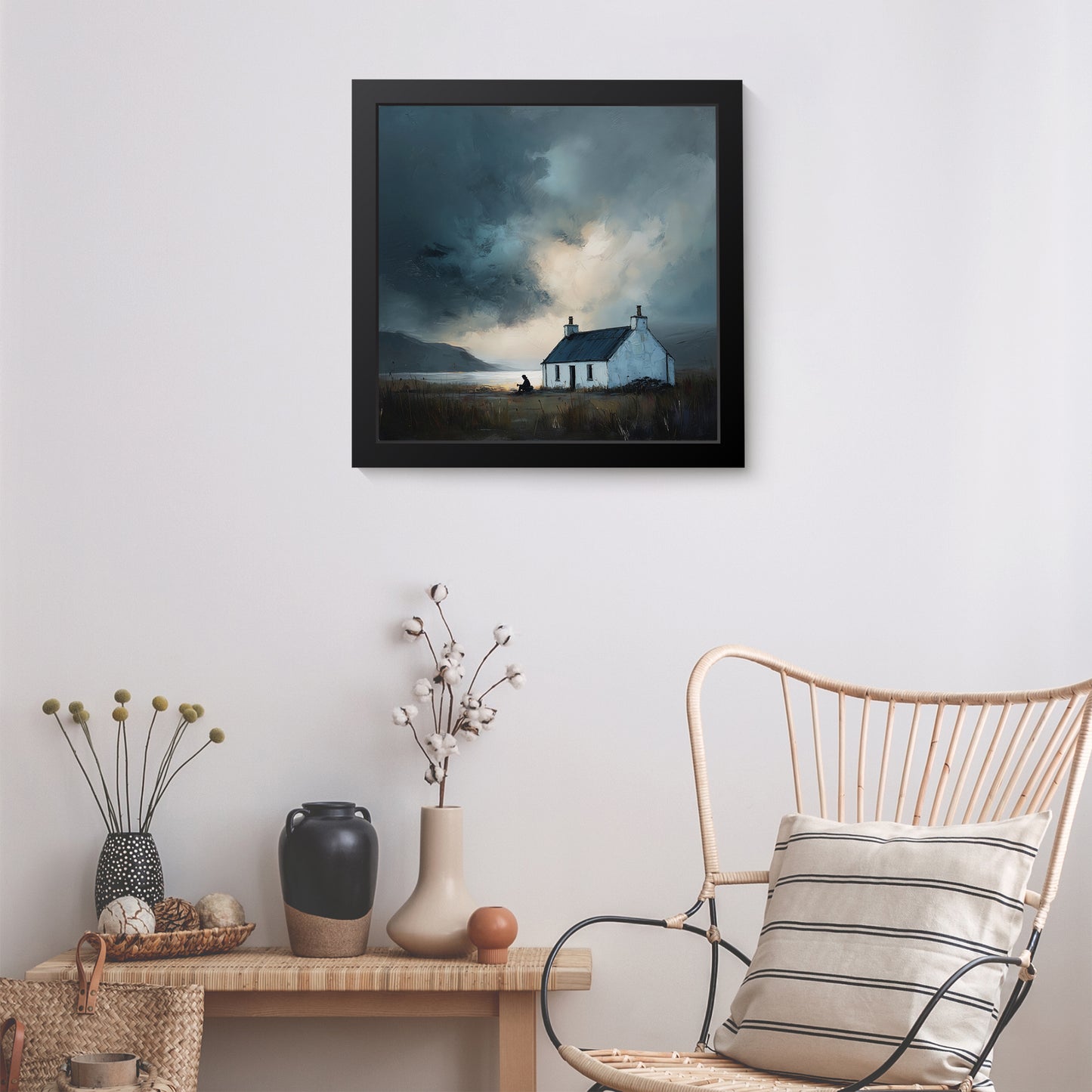 Morning Coffee - Fine Art Print (16" x 16")