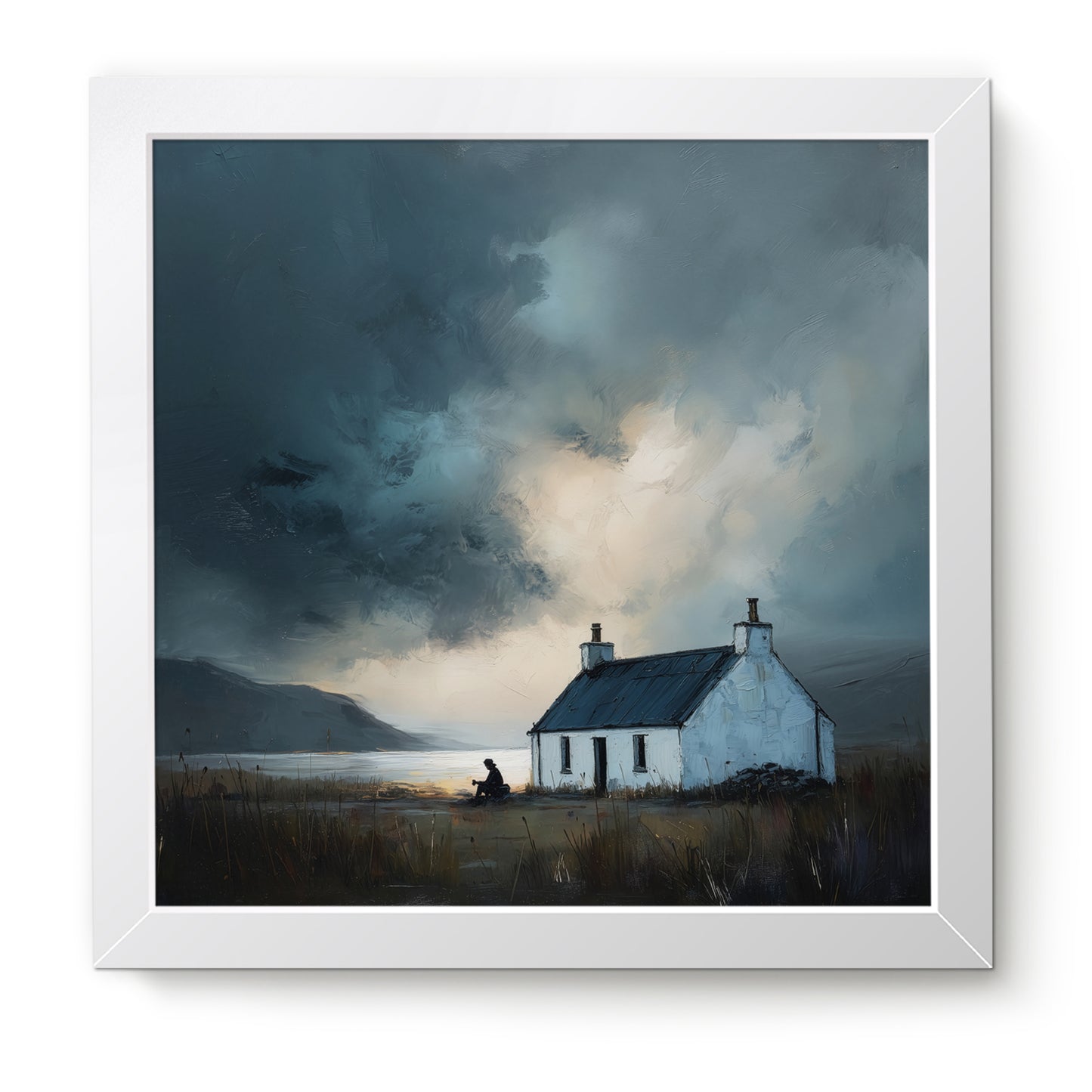 Morning Coffee - Fine Art Print (16" x 16")