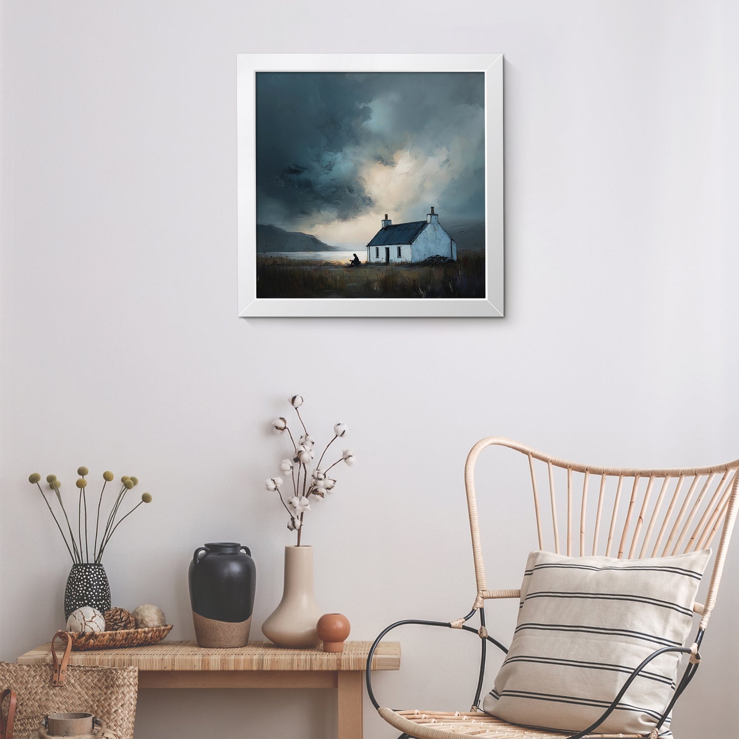 Morning Coffee - Fine Art Print (16" x 16")