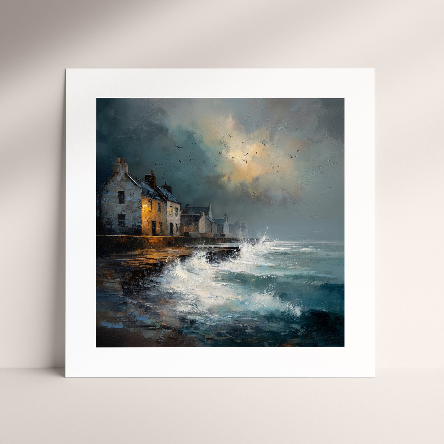 Waves At The Door - Gallery Print