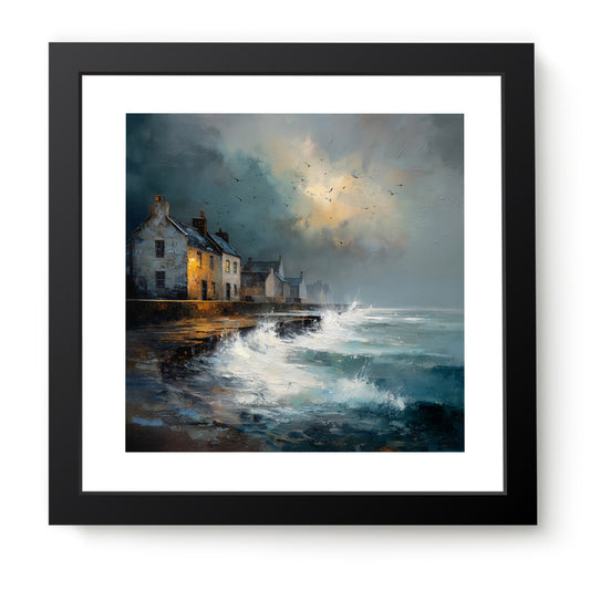 Waves At The Door - Gallery Print