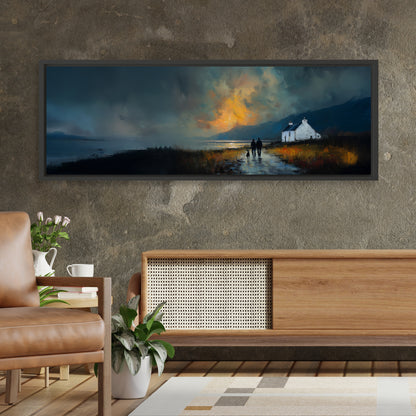 Last Light - Panoramic Canvas Print (60” x 20”)