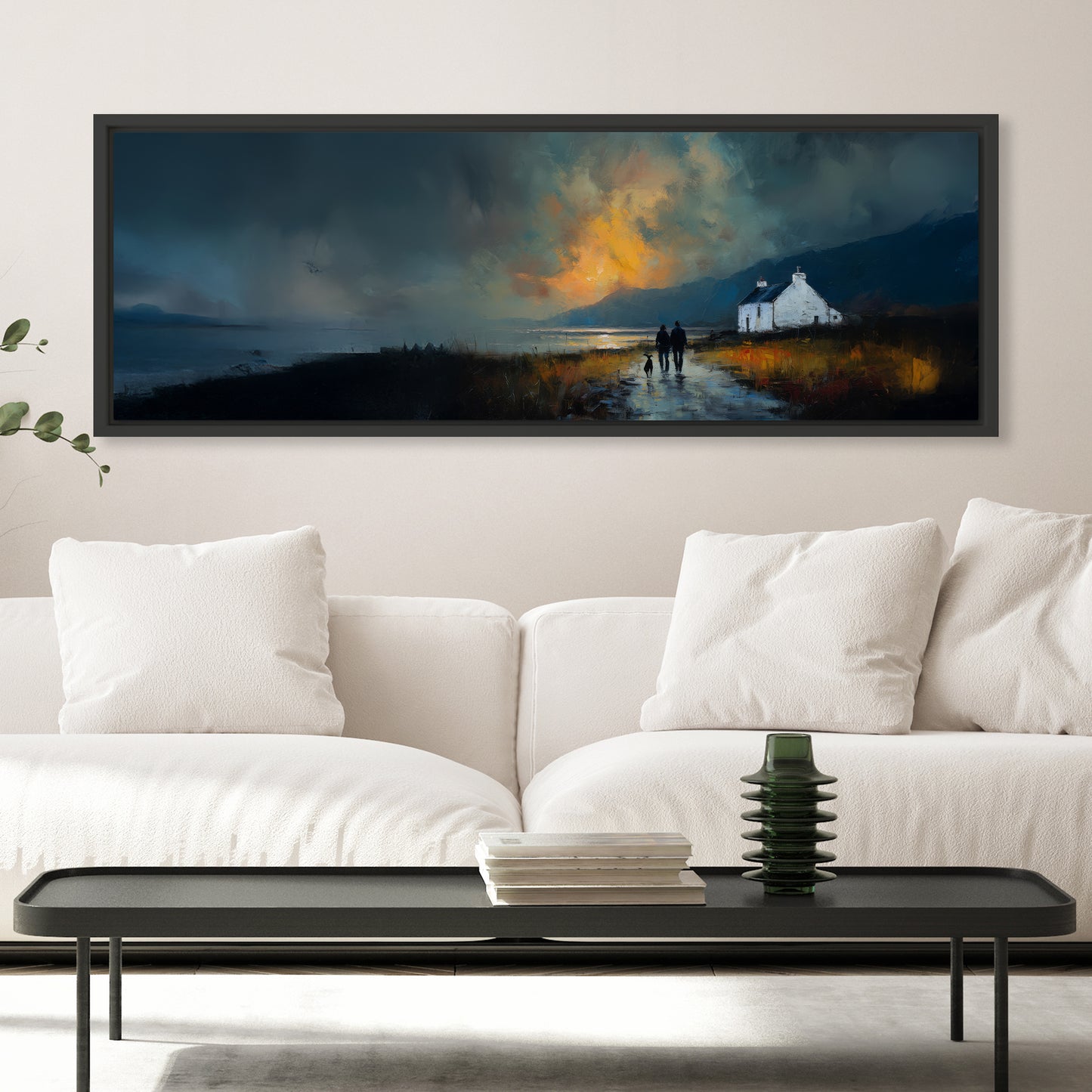 Last Light - Panoramic Canvas Print (60” x 20”)