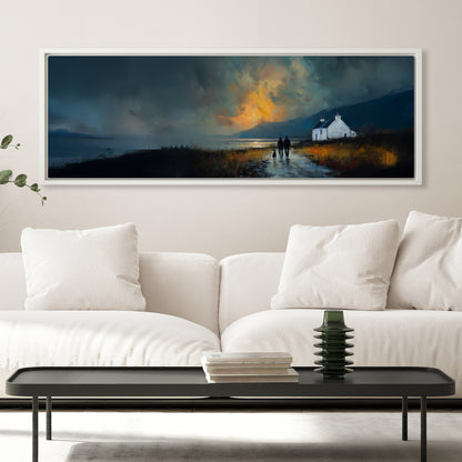 Last Light - Panoramic Canvas Print (60” x 20”)