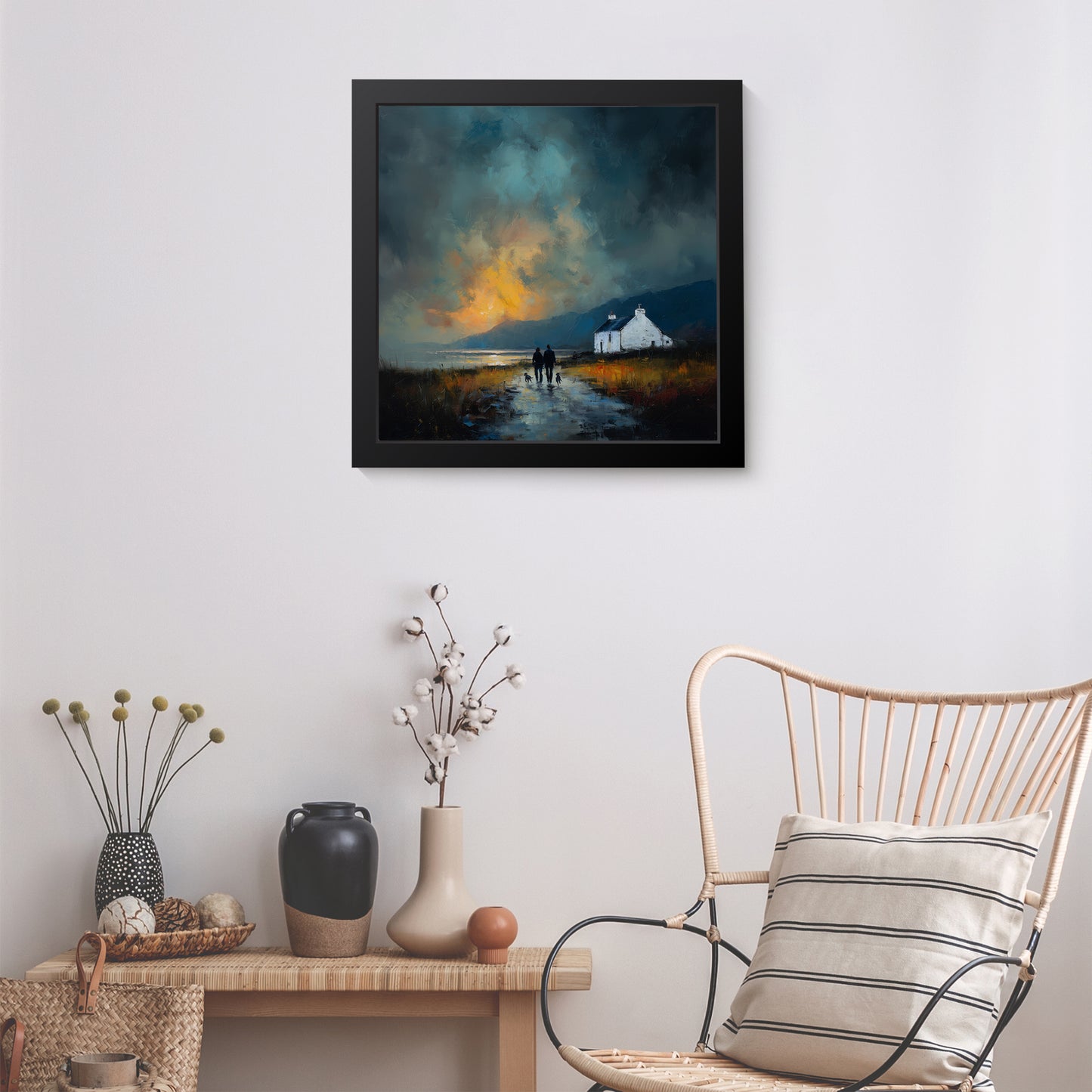 Last Light - Fine Art Print (16" x 16")