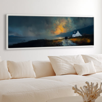 Last Light - Panoramic Canvas Print (60” x 20”)