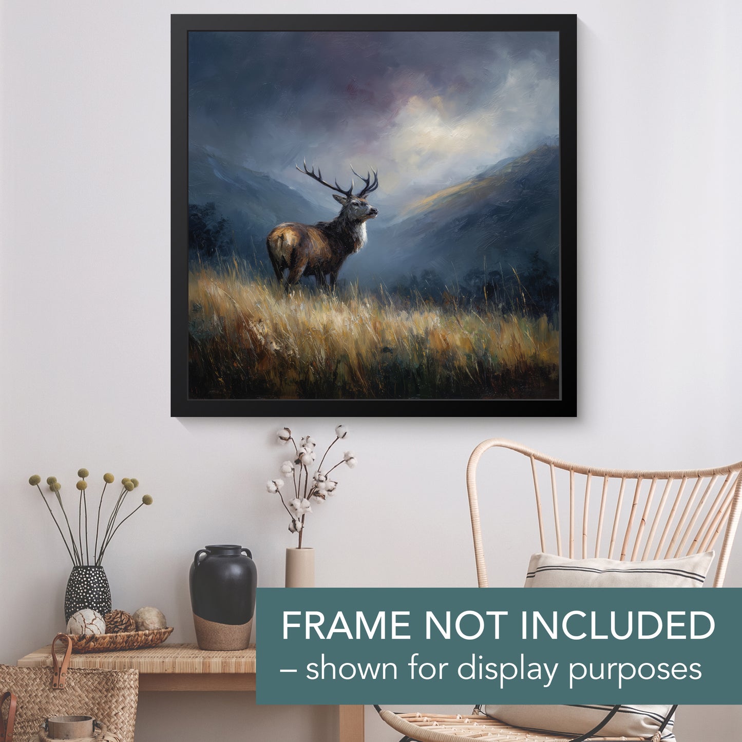 Highland Hart - Fine Art Print