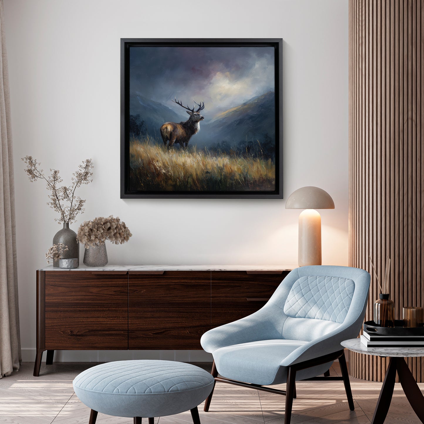 Highland Hart - Canvas Print