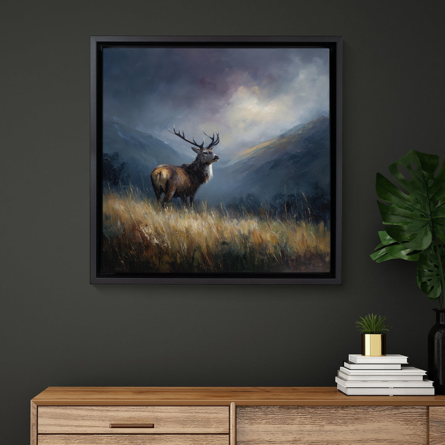 Highland Hart - Canvas Print