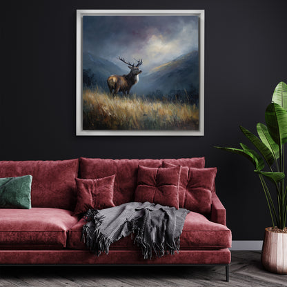 Highland Hart - Canvas Print