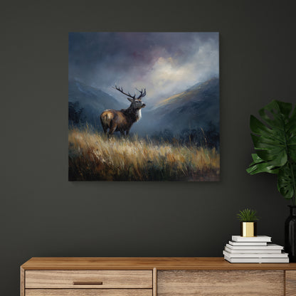 Highland Hart - Canvas Print
