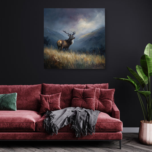Highland Hart - Canvas Print