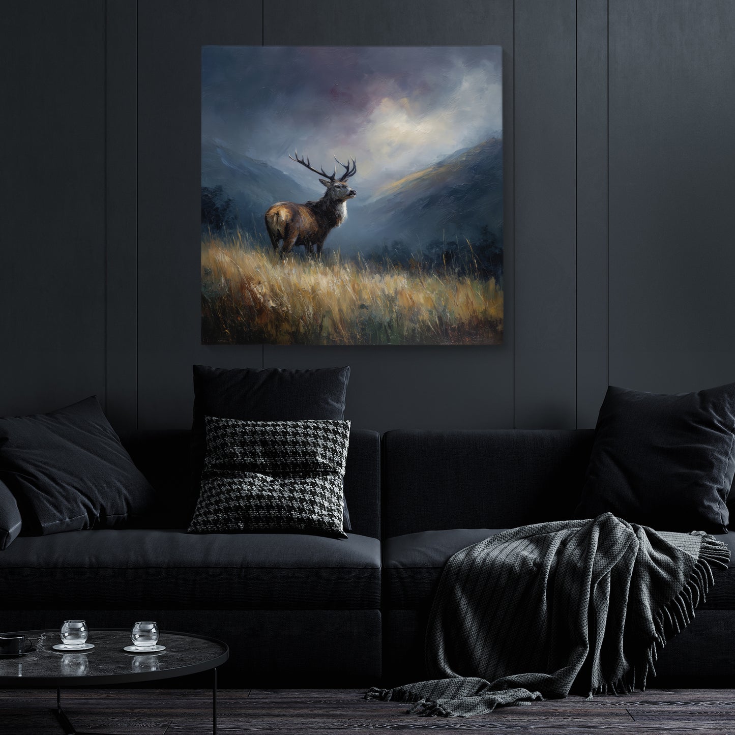 Highland Hart - Canvas Print