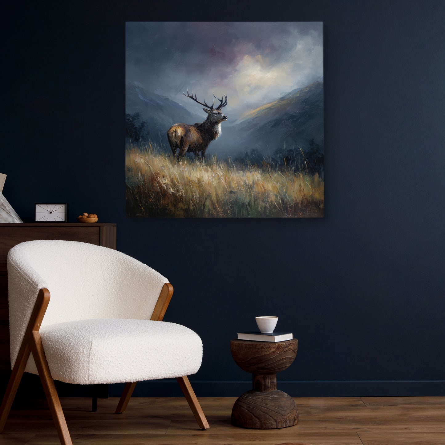 Highland Hart - Canvas Print