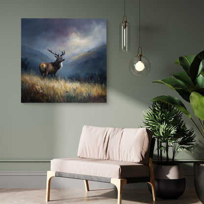 Highland Hart - Canvas Print