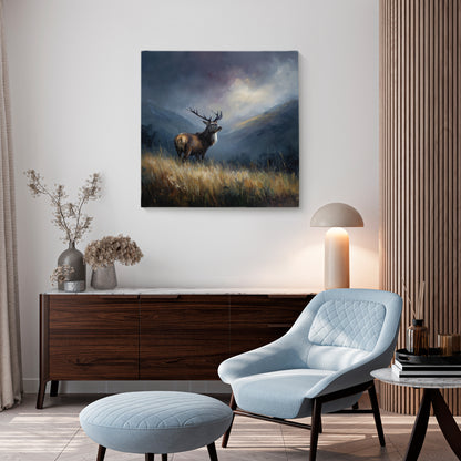 Highland Hart - Canvas Print