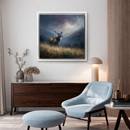 Highland Hart - Canvas Print