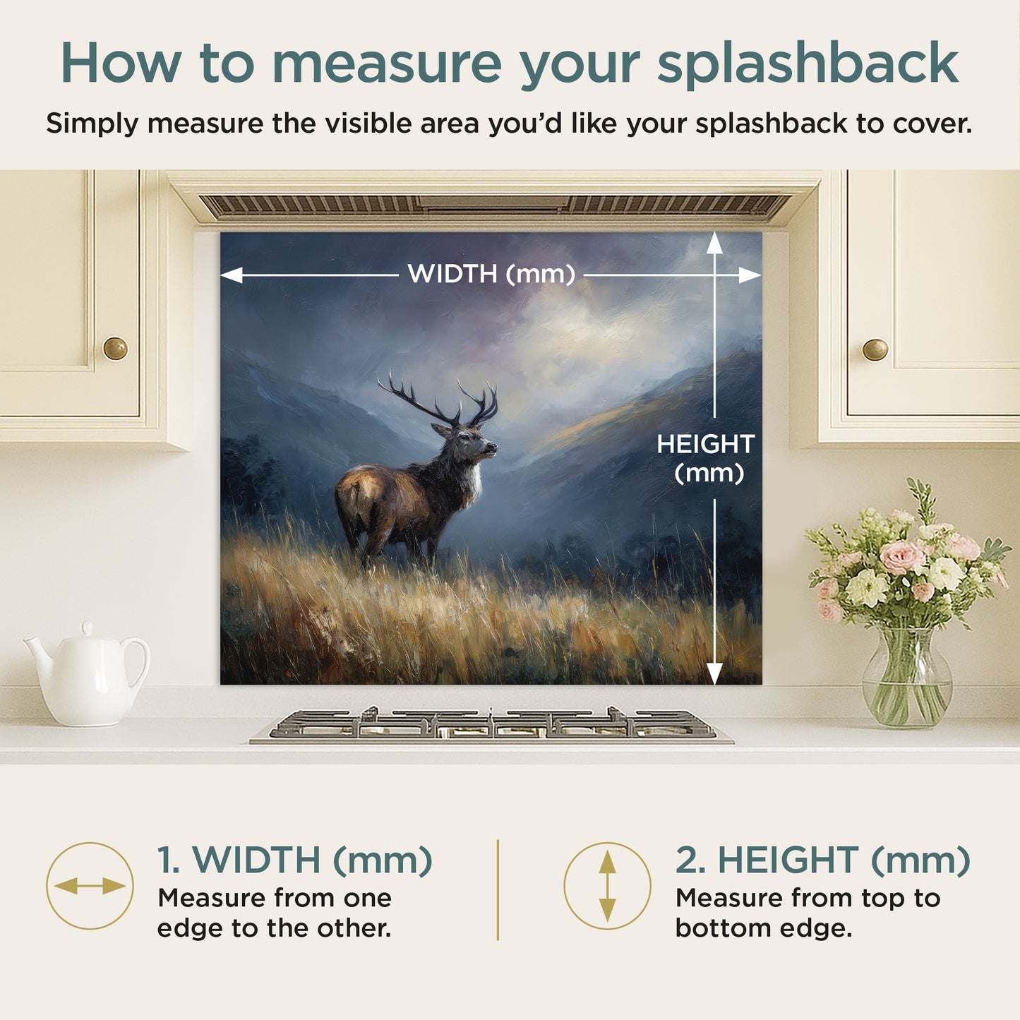 Highland Hart - Kitchen Splashback