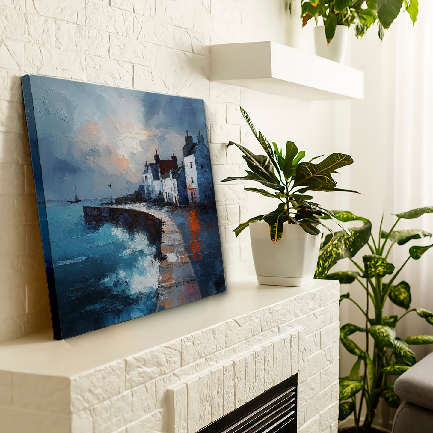 Where The Waves Break - Canvas Print