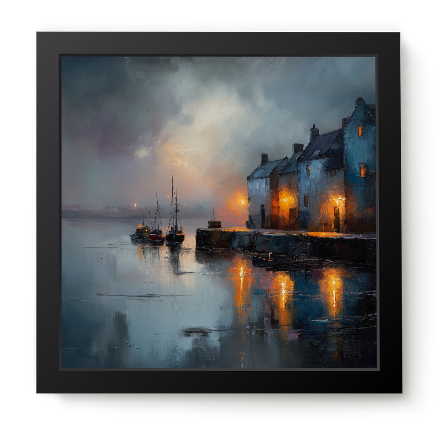 Still Harbour - Fine Art Print (16" x 16")