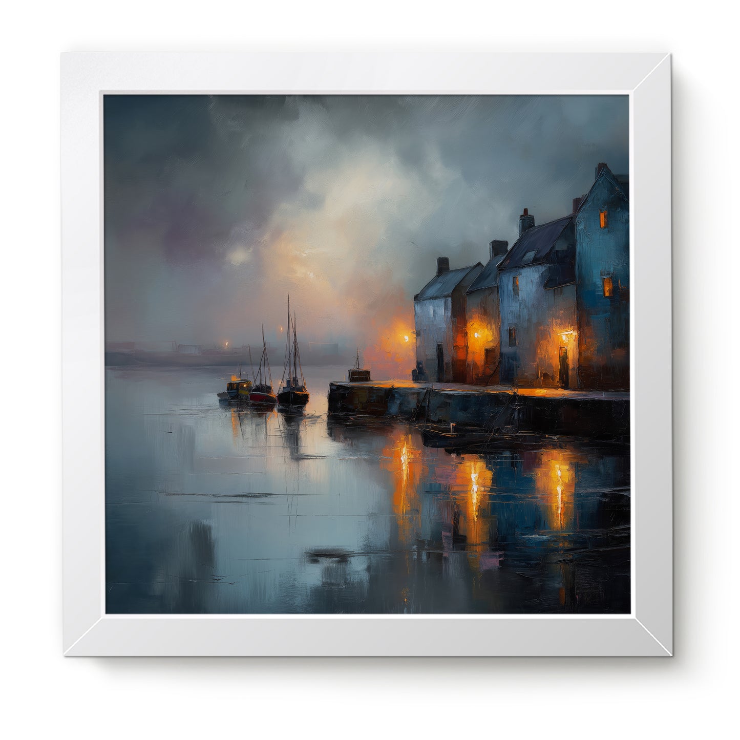 Still Harbour - Fine Art Print (16" x 16")