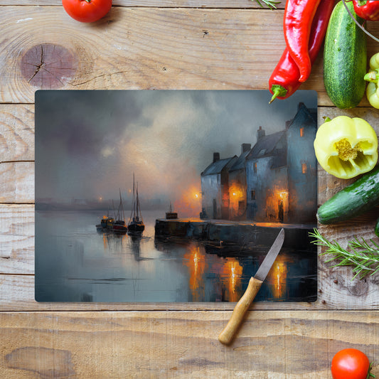 Still Harbour - Glass Worktop Saver (30cm x 40cm)