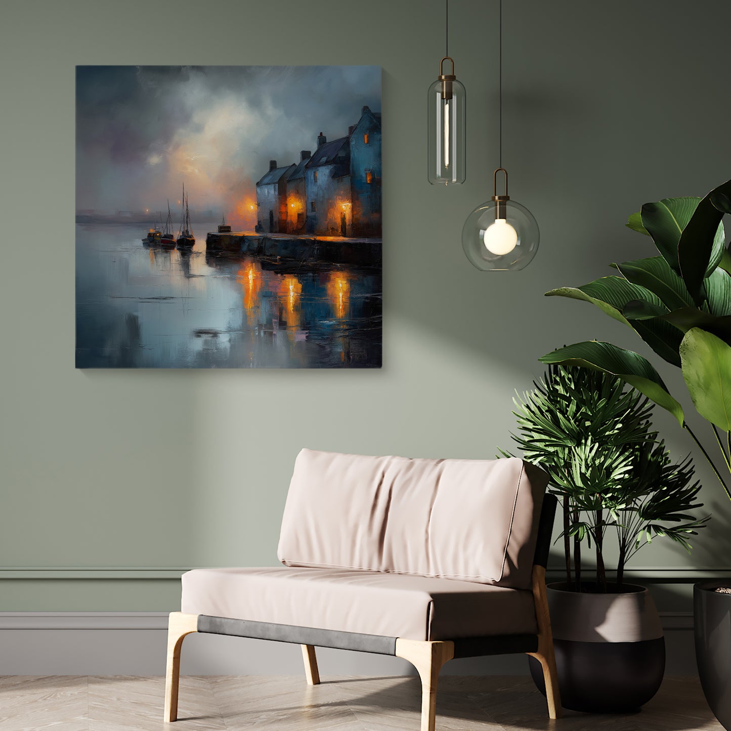Still Harbour - Canvas Print