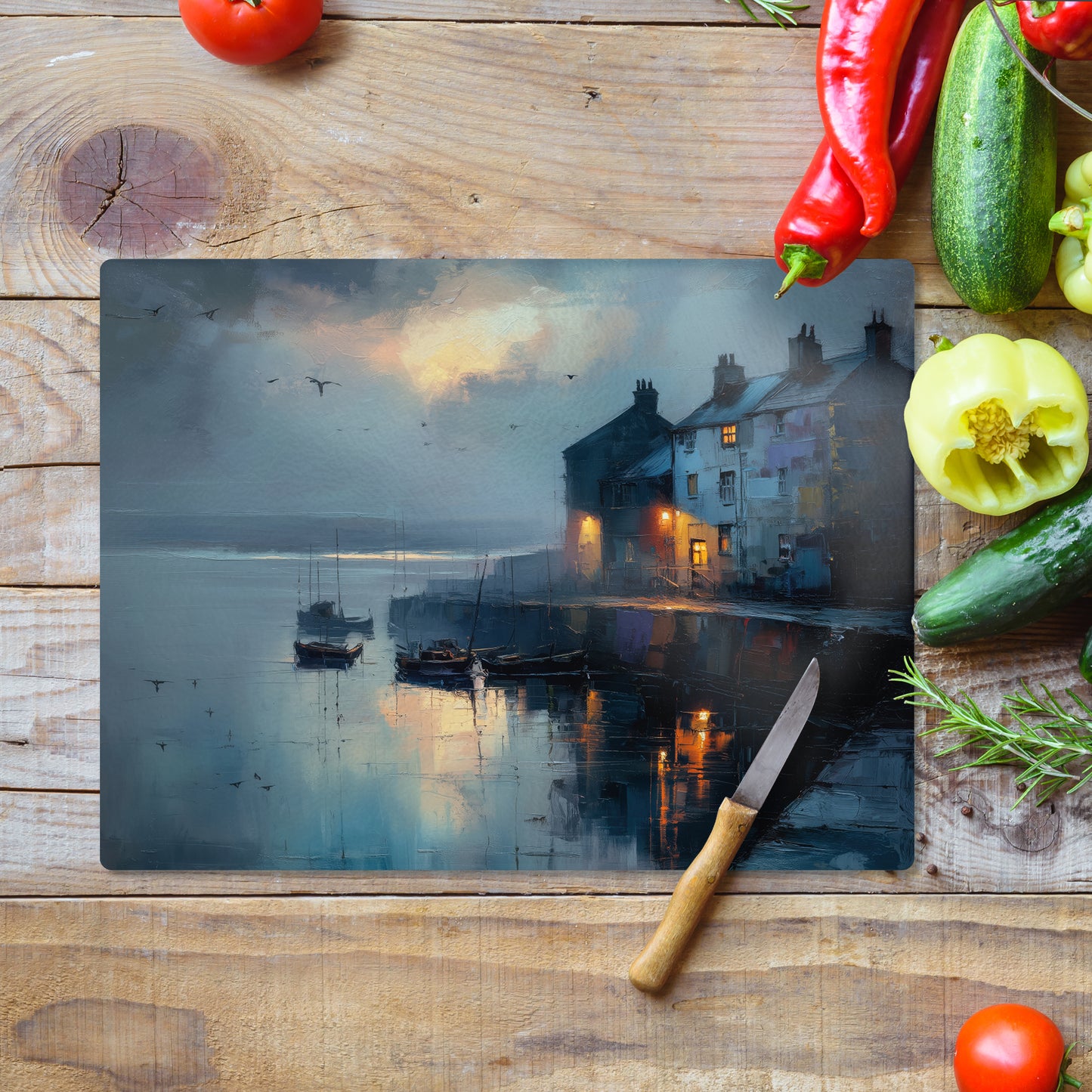 The Turning Hour - Glass Worktop Saver (30cm x 40cm)